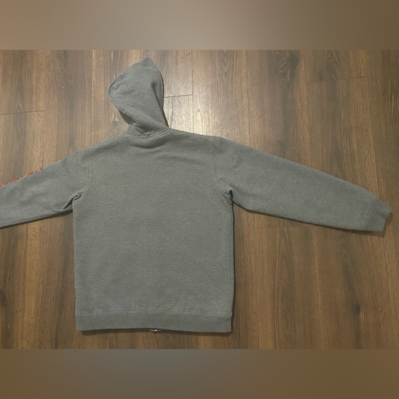 Boy’s Quiksilver Y2K Grey Fleece Lined Sweatshirt XL18/20 - Picture 13 of 14